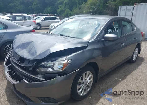 2017 Nissan Sentra Sv z USA, uszkodzony, nr VIN 3N1AB7AP6HY408638